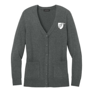 TFT Left Chest Logo Easy Care Cardigan