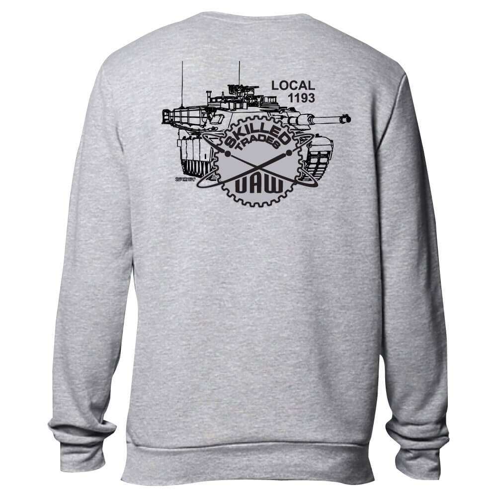 UAW 1193 Skilled Trades Crewneck Sweatshirt - Image 5