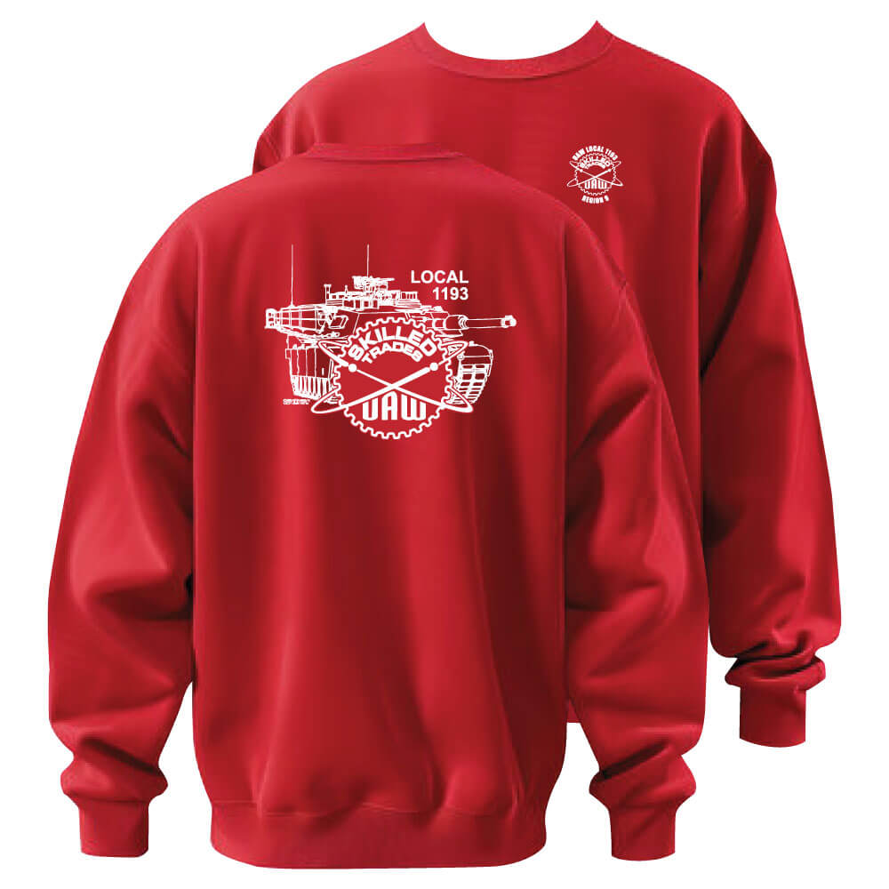 UAW 1193 Skilled Trades Crewneck Sweatshirt