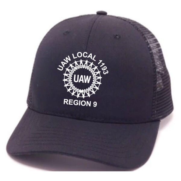 UAW 1193 Union Logo Trucker Mesh Hat - UAW Local 1193