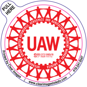 UAW Logo Sticker