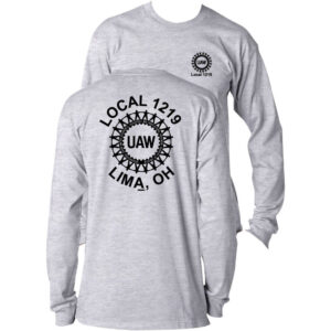 Bayside UAW Logo Long Sleeve Tee