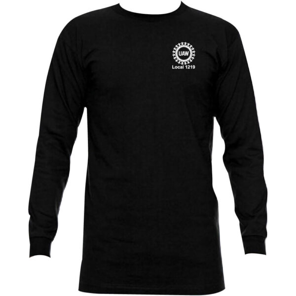 Bayside UAW Logo Long Sleeve Tee - Image 2
