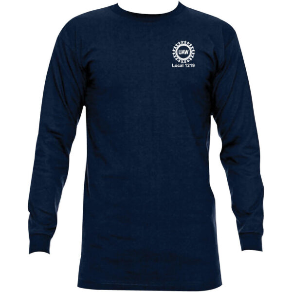 Bayside UAW Logo Long Sleeve Tee - Image 8