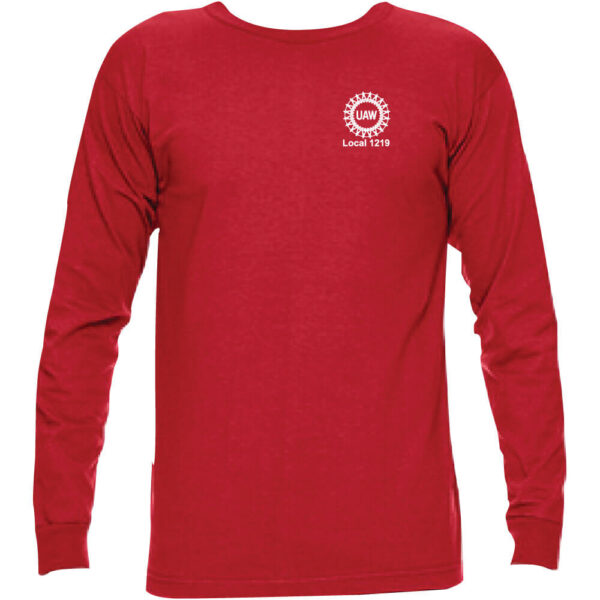 Bayside UAW Logo Long Sleeve Tee - Image 6