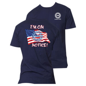 UAW 1219 5051 On Notice Short Sleeve Tee