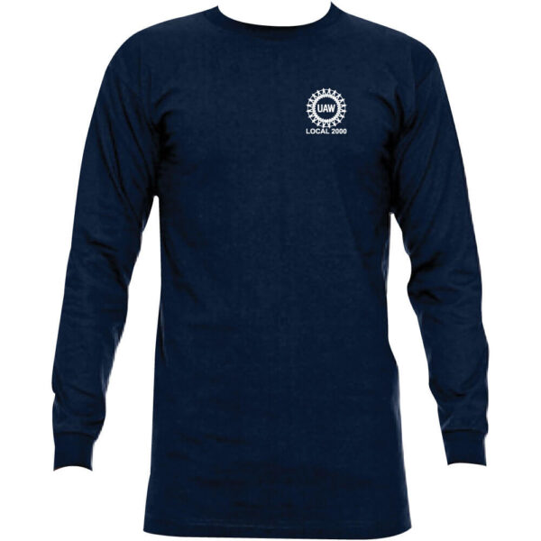 UAW Local 2000 Logo Tee Long Sleeve - Image 5