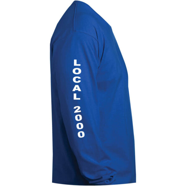 UAW Local 2000 Logo Tee Long Sleeve - Image 10