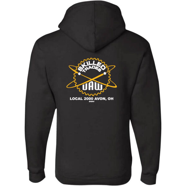 UAW Local 2000 Skilled Trades Full Zip Hoodie - Image 3
