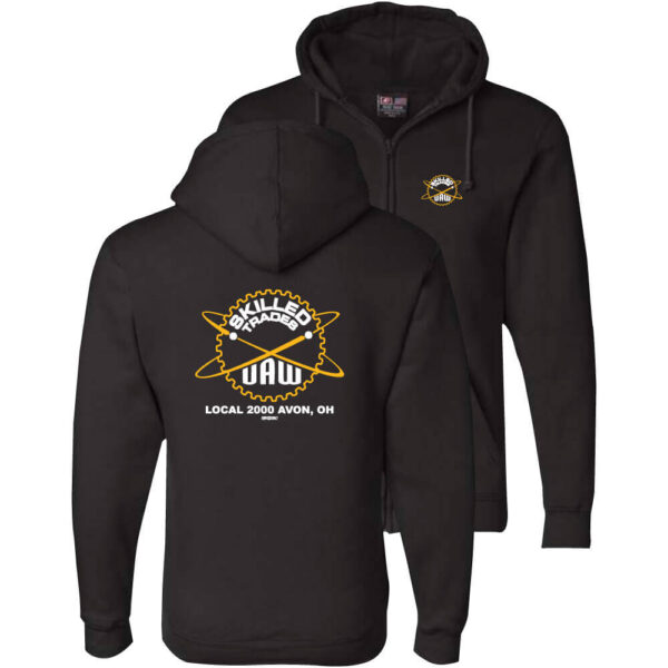 UAW Local 2000 Skilled Trades Full Zip Hoodie