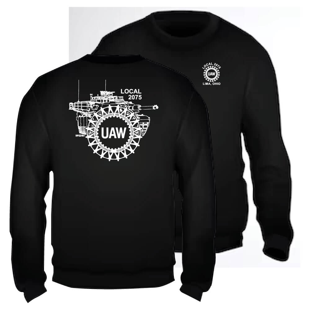 UAW 2075 Logo Crewneck Sweatshirt