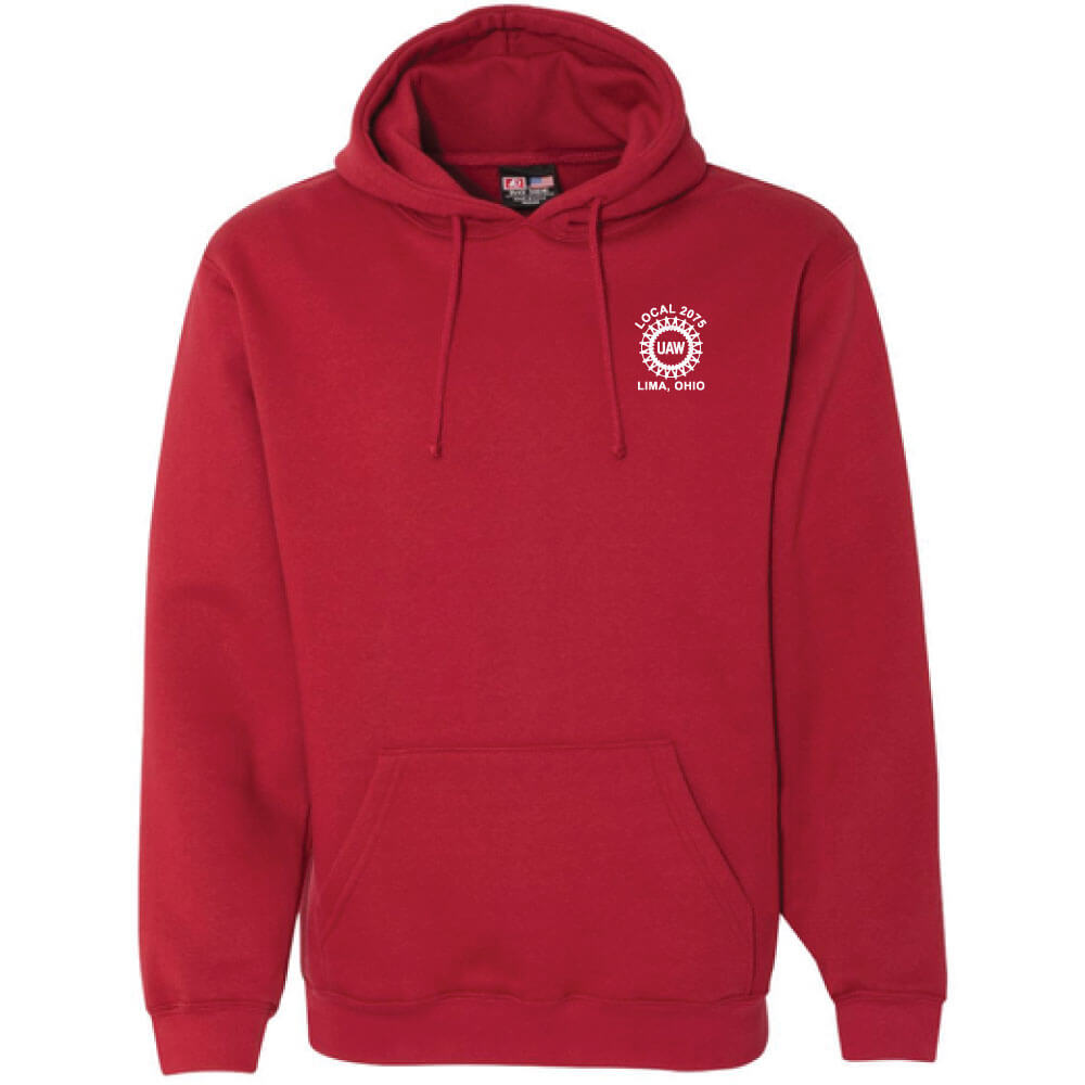 UAW 2075 Logo Pullover Hoodie - Image 4