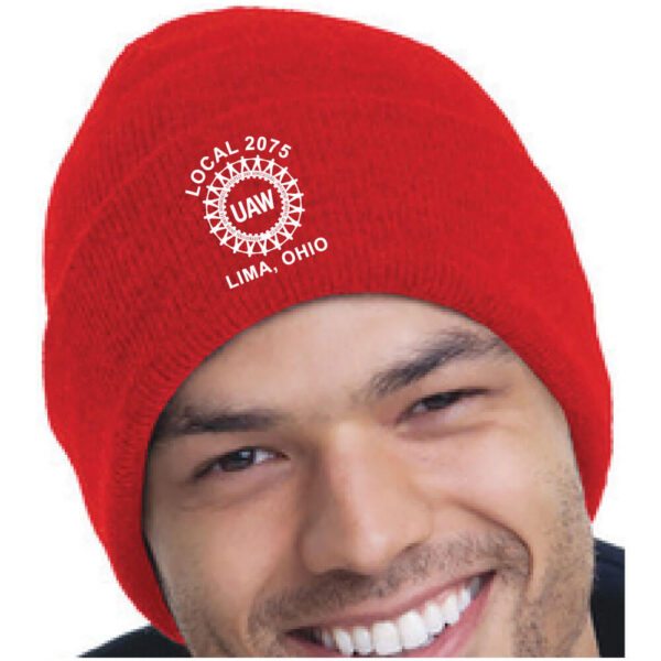 UAW 2075 Logo Beanie