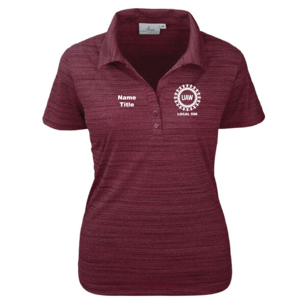 Ladies' Tiger Stripe Y-Placket Polo - Image 5