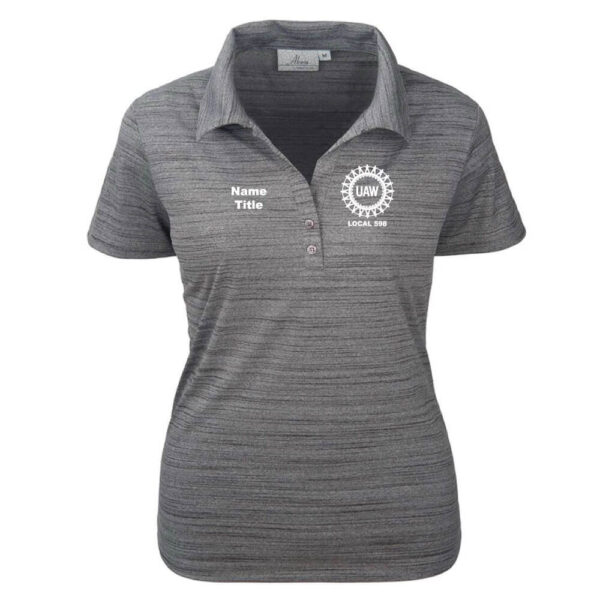 Ladies' Tiger Stripe Y-Placket Polo - Image 4