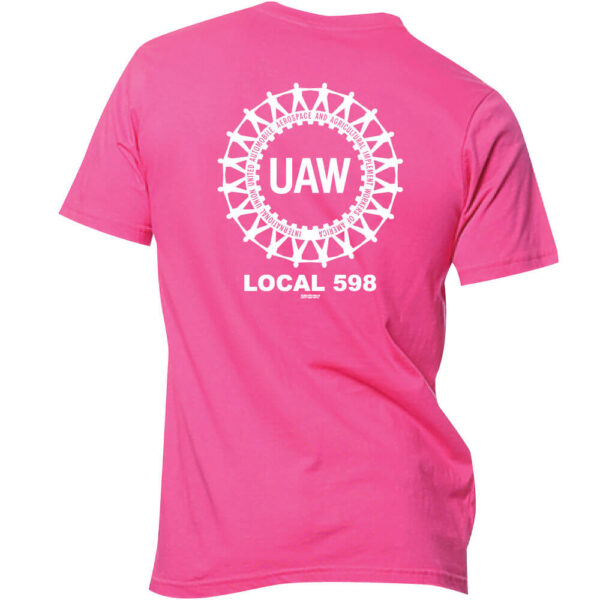 UAW 598 Logo Tee - Image 7
