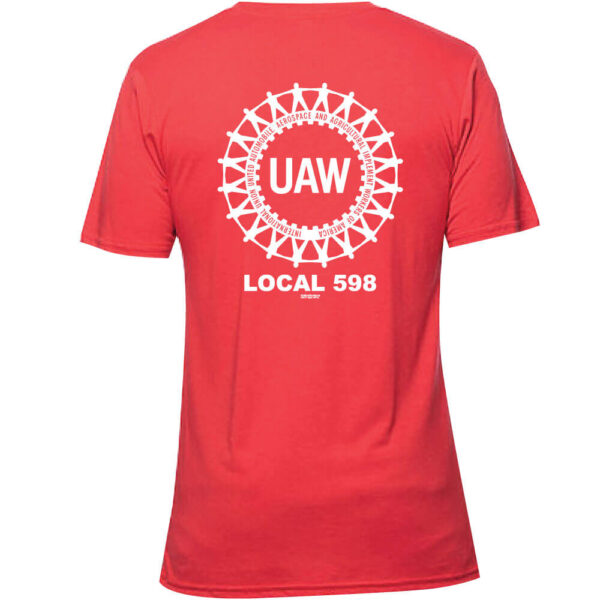 UAW 598 Logo Tee - Image 3