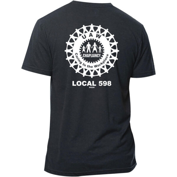 UAW 598 Logo Tee - Chaplaincy - Image 9