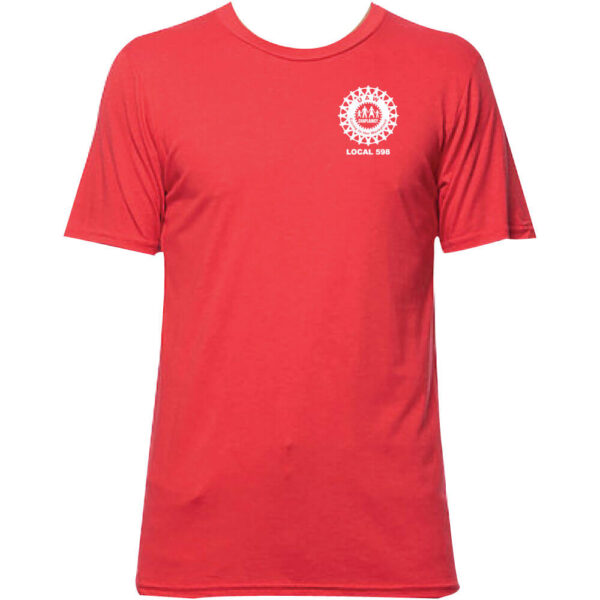 UAW 598 Logo Tee - Chaplaincy - Image 2