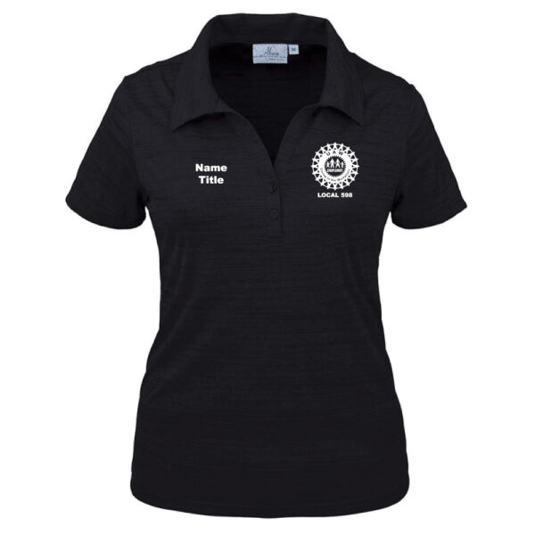 Ladies' Tiger Stripe Y-Placket Polo - Chaplaincy - Image 6