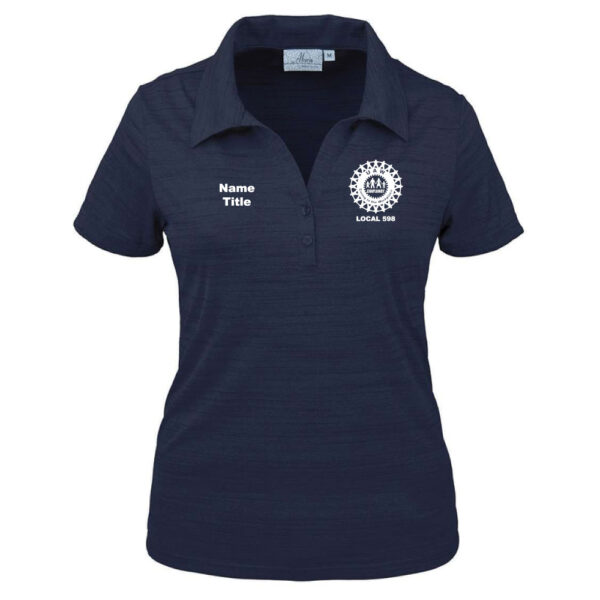 Ladies' Tiger Stripe Y-Placket Polo - Chaplaincy - Image 4